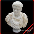 Hand Carved Stone Marble Man Bust Sculpture